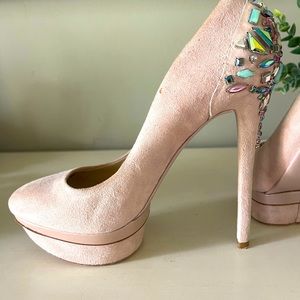Brian Atwood pink pumps